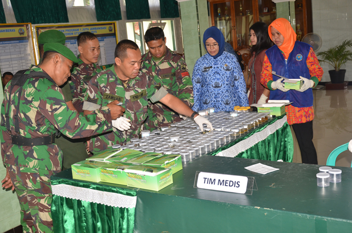 Korem Tes Urine Prajuritnya